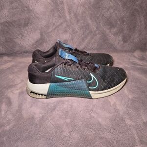 Nike Metcon 9 ‘Black Geode Teal Clear Jade’ Shoes Mens Sz 9 Weightlifting.